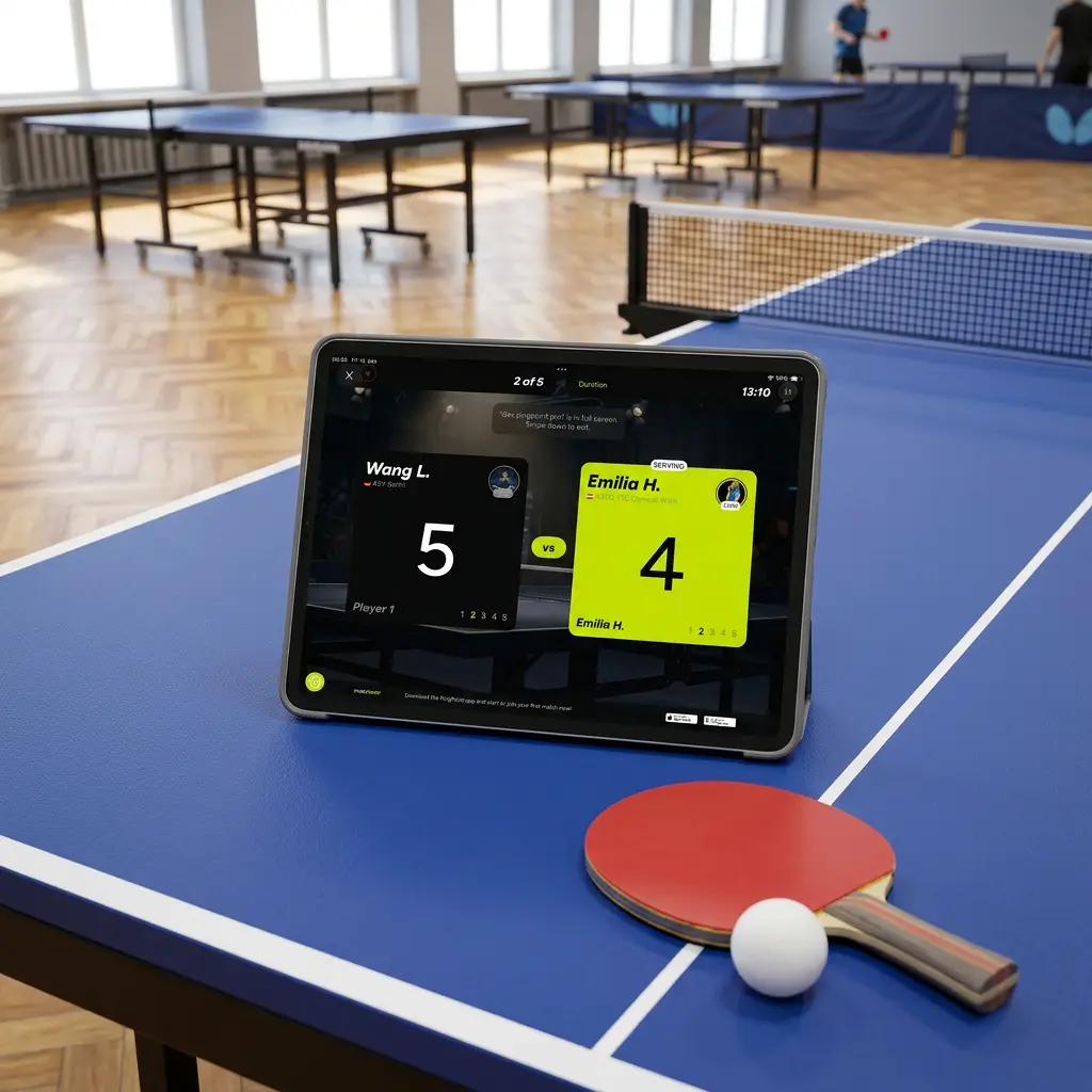 Event-Modus auf iPad-Anzeige
